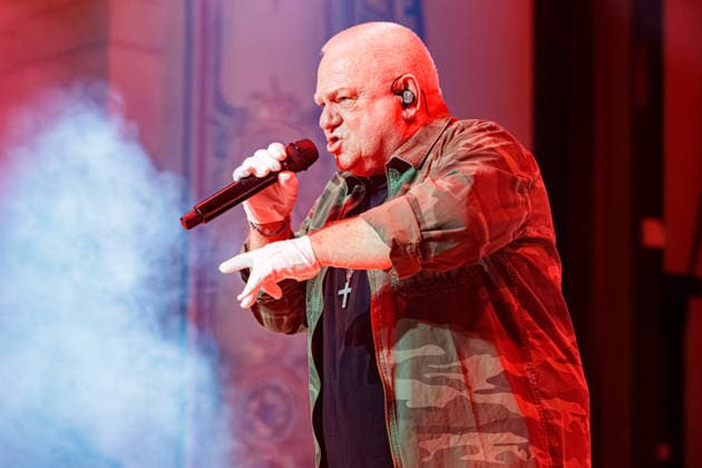 September 10, 2026, Wuppertal: Udo Dirkschneider and his band perform to a sold-out crowd at the historic Stadthalle in Wuppertal, North Rhine-Westphalia, Germany