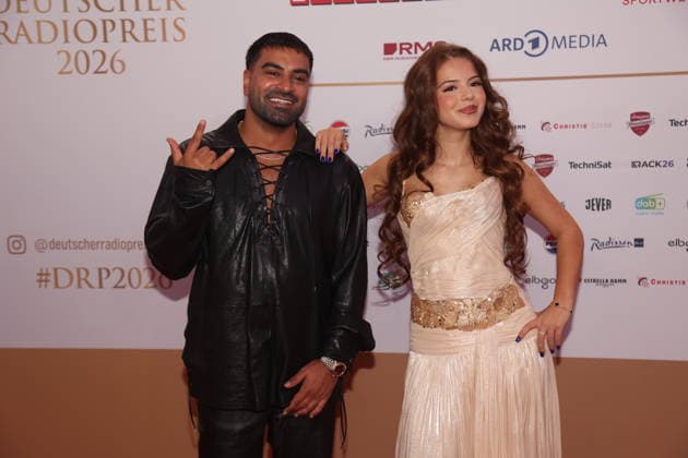 Zahide Kayaci, also known as Zah1de, and guests at the 17th German Radio Awards ceremony in 2026 at the Stage Theater an der Elbe in Hamburg, September 10, 2026 Copyright: xAgenturxMatthiasxWehnertx xM.xGränzdörferx