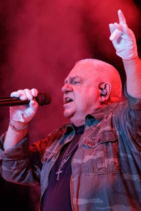 September 10, 2026, Wuppertal: Udo Dirkschneider and his band perform to a sold-out crowd at the historic Stadthalle in Wuppertal, North Rhine-Westphalia, Germany