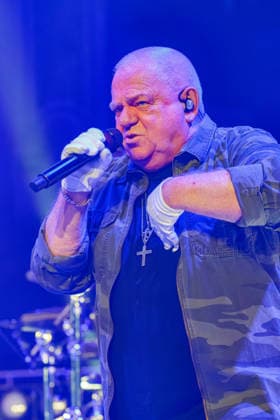 September 10, 2026, Wuppertal: Udo Dirkschneider and his band perform to a sold-out crowd at the historic Stadthalle in Wuppertal, North Rhine-Westphalia, Germany