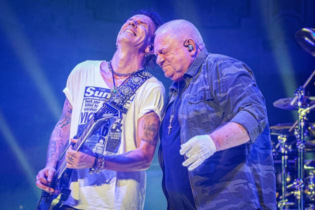 September 10, 2026, Wuppertal: Udo Dirkschneider and his band perform to a sold-out crowd at the historic Stadthalle in Wuppertal, North Rhine-Westphalia, Germany