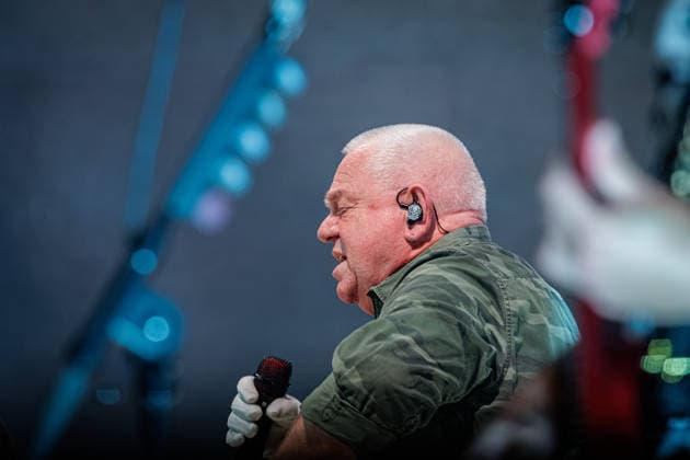 September 10, 2026, Wuppertal: Udo Dirkschneider and his band perform to a sold-out crowd at the historic Stadthalle in Wuppertal, North Rhine-Westphalia, Germany