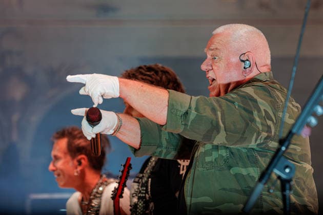 September 10, 2026, Wuppertal: Udo Dirkschneider and his band perform to a sold-out crowd at the historic Stadthalle in Wuppertal, North Rhine-Westphalia, Germany
