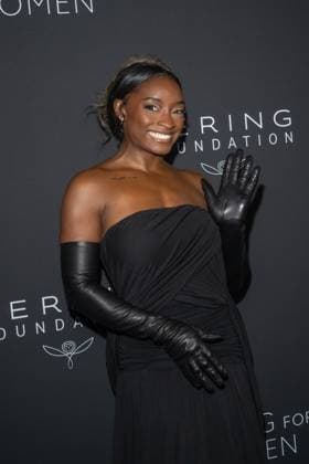 September 10, 2026, New York, New York, United States: Simone Biles attends.Celebrities attend the Kering Foundation s Caring For Women Dinner at The Pool on September 10, 2026 in New York City. New York United States  - ZUMAs197 20260910_aaa_s197_730 Copyright: xRonxAdarx