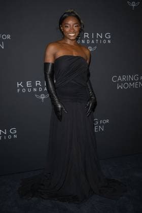 September 10, 2026, New York, New York, United States: Simone Biles attends.Celebrities attend the Kering Foundation s Caring For Women Dinner at The Pool on September 10, 2026 in New York City. New York United States  - ZUMAs197 20260910_aaa_s197_734 Copyright: xRonxAdarx