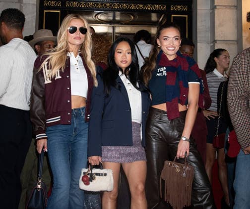 Celebrities at the New York Fashion Week Tommy Hilfiger Show Featuring: Brooks Nader, Suni Lee, Grace Ann Nader Where: New York, New York, United States When: 10 Sep 2026 Credit: Janet Mayer INSTARimages.com EDITORIAL USE ONLY. NOT FOR USE BY NEWSPAPERS BASED IN THE UK. Copyright: xx instar56005867