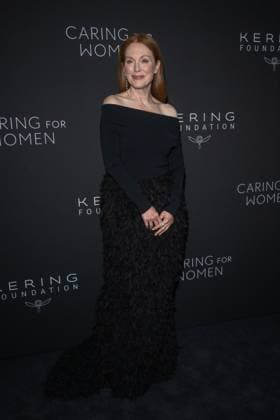 September 10, 2026, New York, New York, United States: Julianne Moore attends.Celebrities attend the Kering Foundation s Caring For Women Dinner at The Pool on September 10, 2026 in New York City. New York United States  - ZUMAs197 20260910_aaa_s197_774 Copyright: xRonxAdarx