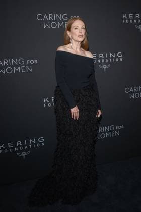 September 10, 2026, New York, New York, United States: Julianne Moore attends.Celebrities attend the Kering Foundation s Caring For Women Dinner at The Pool on September 10, 2026 in New York City. New York United States  - ZUMAs197 20260910_aaa_s197_777 Copyright: xRonxAdarx