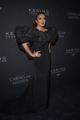 September 10, 2026, New York, New York, United States: Salma Hayek attends.Celebrities attend the Kering Foundation s Caring For Women Dinner at The Pool on September 10, 2026 in New York City. New York United States  - ZUMAs197 20260910_aaa_s197_806 Copyright: xRonxAdarx