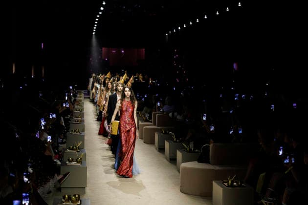 COACH Spring Summer 2027 runway during New York Fashion Week on September 2026 - New York, USA 09 09 2026 COACH Spring Summer 2027 runway during New York Fashion Week on September 2026 - New York, USA 09 09 2026, Credit:IK ALDAMA dpa Picture Alliance GmbH Avalon Vereinigte Staaten, New York  Copyright: xIKxALDAMAx xdpaxPicturexAlliancexGmbHx xAvalonx 1133251108