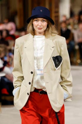 Gigi Hadid at TOMMY HILFIGER Spring Summer 2027 runway during New York Fashion Week on September 2026 - New York, USA 10 09 2026 Gigi Hadid at TOMMY HILFIGER Spring Summer 2027 runway during New York Fashion Week on September 2026 - New York, USA 10 09 2026, Credit:IK ALDAMA dpa Picture Alliance GmbH Avalon Vereinigte Staaten, New York  Copyright: xIKxALDAMAx xdpaxPicturexAlliancexGmbHx xAvalonx 1133251129