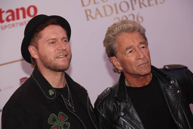 Johannes Oerding and Peter Maffay at the 17th German Radio Awards ceremony in 2026 at the Stage Theater an der Elbe in Hamburg, September 10, 2026 Copyright: xAgenturxMatthiasxWehnertx xM.xGränzdörferx