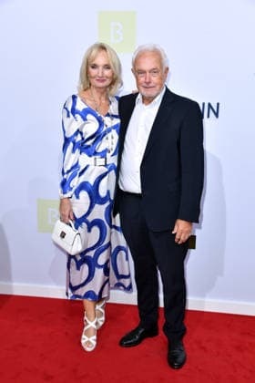 Wolfgang Kubicki with his wife, Annette Marberth Kubick, at the 2026 Bertelsmann Party at the Bertelsmann representative office in Berlin on September 10, 2026