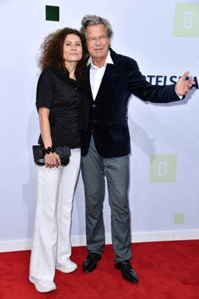 Andrea Bury and Florian Langenscheidt at the Bertelsmann Party 2026 at the Bertelsmann Representative Office in Berlin on September 10, 2026
