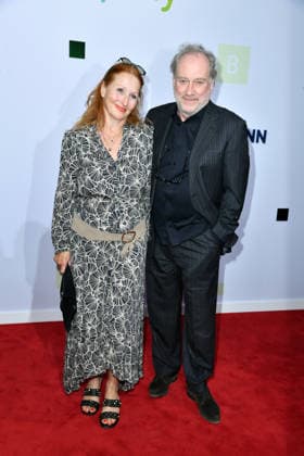 Birgitt Wolff and Harold Faltermeyer at the 2026 Bertelsmann Party at the Bertelsmann Representative Office in Berlin on September 10, 2026