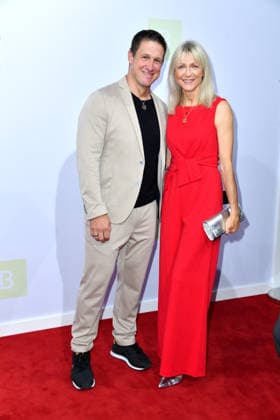 Matthias Steiner and Inge Posmyk at the 2026 Bertelsmann Party at the Bertelsmann Representative Office in Berlin on September 10, 2026