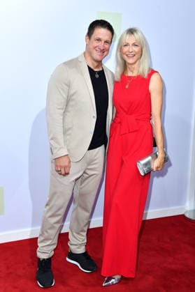 Matthias Steiner and Inge Posmyk at the 2026 Bertelsmann Party at the Bertelsmann Representative Office in Berlin on September 10, 2026