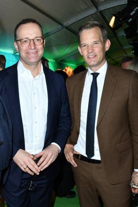 Jens Spahn and Prof. Dr. med. Hendrik Streeck at the Bertelsmann Party 2026 at the Bertelsmann representative office in Berlin on September 10, 2026