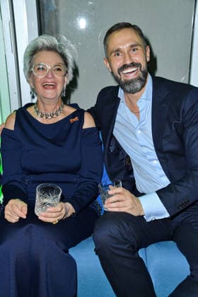 Princess Gloria von Thurn und Taxis and Daniel Funke at the 2026 Bertelsmann Party at the Bertelsmann Representative Office in Berlin on September 10, 2026