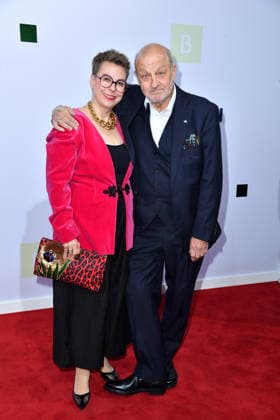 Leonard Lansink with his wife, Maren Muntenbeck, at the 2026 Bertelsmann Party at the Bertelsmann representative office in Berlin on September 10, 2026