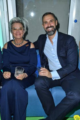 Princess Gloria von Thurn und Taxis and Daniel Funke at the 2026 Bertelsmann Party at the Bertelsmann representative office in Berlin on September 10, 2026