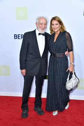 Dieter Hallervorden with his wife, Christiane Zander, at the 2026 Bertelsmann Party at the Bertelsmann representative office in Berlin on September 10, 2026
