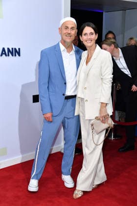 Ralf Zacherl with his wife, Viola Zacherl, at the 2026 Bertelsmann Party at the Bertelsmann representative office in Berlin on September 10, 2026