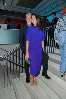 Kai Wiesinger and Bettina Zimmermann at the 2026 Bertelsmann Party at the Bertelsmann representative office in Berlin on September 10, 2026