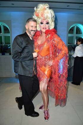 Jochen Schropp and Olivia Jones at the 2026 Bertelsmann Party at the Bertelsmann representative office in Berlin on September 10, 2026