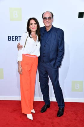 Herbert Knaup with his wife, Christiane Knaup, at the 2026 Bertelsmann Party at the Bertelsmann representative office in Berlin on September 10, 2026