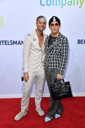 Marcell Damaschke and Julian F. M. Stoeckel at the Bertelsmann Party 2026 at the Bertelsmann Representative Office in Berlin on September 10, 2026
