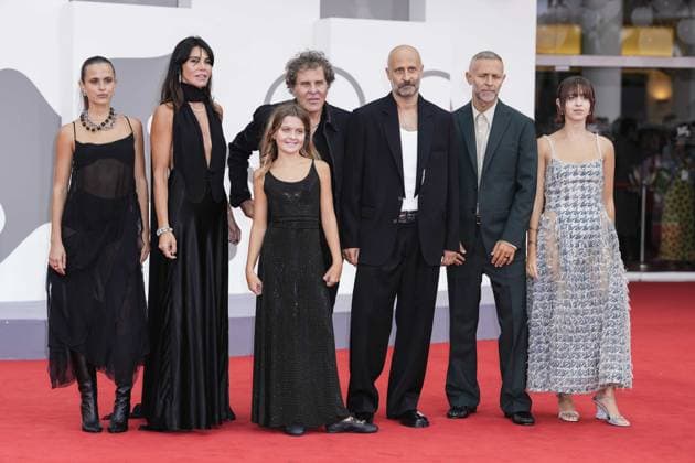 Be Brave Screening at the 83rd Venice International Film Festival. Photo by IPP Daniele Cifala’. Venice, September 10, 2026. Be Brave Screening at the 83rd Venice International Film Festival. Pictured: Asia Rosso, Arianna Alessi, Sydne Rosso, Renzo Rosso,