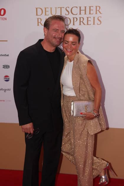 Sasha with his wife Julia Röntgen at the 17th German Radio Awards ceremony in 2026 at the Stage Theater an der Elbe in Hamburg, September 10, 2026 Copyright: xAgenturxMatthiasxWehnertx xM.xGränzdörferx