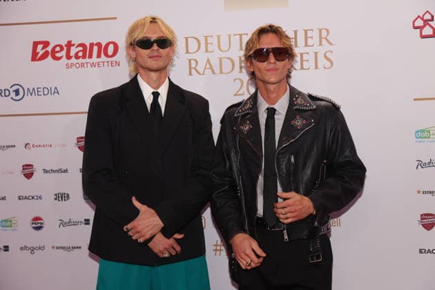Lucas Hain and Felix Hain of Fast Boy at the 17th German Radio Awards ceremony in 2026 at the Stage Theater an der Elbe in Hamburg, September 10, 2026 Copyright: xAgenturxMatthiasxWehnertx xM.xGränzdörferx