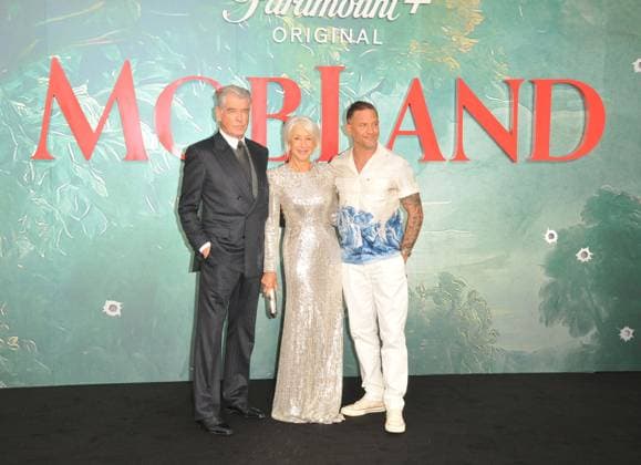 Mobland Season 2 world premiere, London Pierce Brosnan, Dame Helen Mirren and Tom Hardy at the Mobland Season 2 world premiere, Odeon Luxe Leicester Square, Leicester Square, on Thursday 10 September 2026 in London, England, UK. CAP CAN CAN London UK Great Britain Copyright: xCanxNguyen CapitalxPicturesx