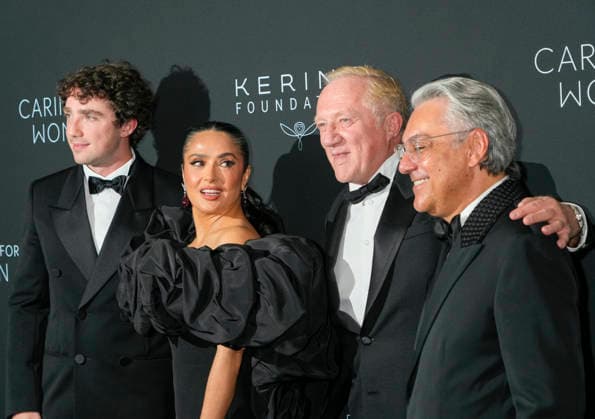 Kering Foundation 5th Annual Caring for Women Gala attend the Kering Foundation 5th Annual Caring for Women Gala, held at The Pool, Seagram Building in New York City, Thursday September 10, 2026. Photography by Jennifer Graylock-Graylock.com 917-519-7666Salma Hayek Pinault, Francois-Henri Pinault attends the Kering Foundation 5th Annual Caring for Women Gala, held at The Pool, Seagram Building in New York City, Thursday September 10, 2026. Photography by Jennifer Graylock-Graylock.com 917-519-7666, Credit:Jennifer Graylock Avalon United States, New York, New York, The Pool Seagram Building Copyright: xJenniferxGraylockx xAvalonx 1133252969
