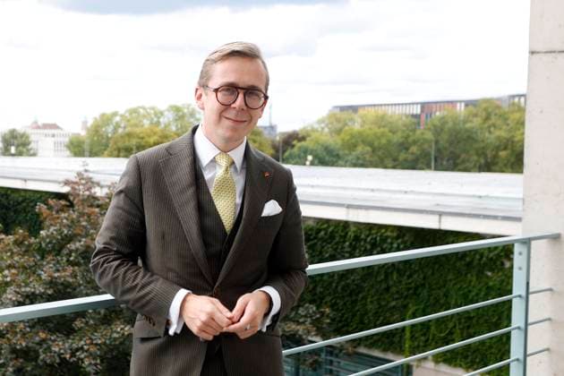 September 9, 2026, Philipp Amthor, CDU, politician, portrait at the Federal Chancellery in Berlin, Minister of State for Federal-State Relations, on the balcony of his office, Berlin, Germany
