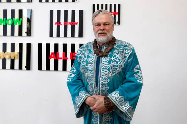September 10, 2026, Caroline Beil, actress, opening of the All is Now exhibition featuring her own artwork at the Heartspace Kunstraum gallery in Berlin; graphic paintings, with Torsten Münchow, Berlin, Germany