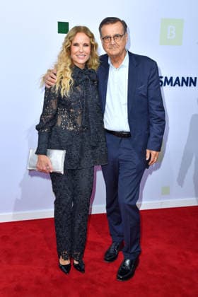 Katja Burkard and Hans Mahr attend the Bertelsmann Party at the Bertelsmann Representative Office on September 10, 2026, in Berlin, Germany. Bertelsmann Party 2026 in Berlin