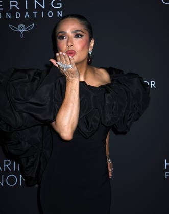 September 10, 2026, New York, Ny, United States: Salma Hayek attends the Kering Foundation Fifth Annual Caring for Women Dinner. Held at The Pool in New York. Zuma Press September 10, 2026 New York United States - ZUMAp281 20260910_zea_p281_207 Copyright: xPhotoxImagexPressx