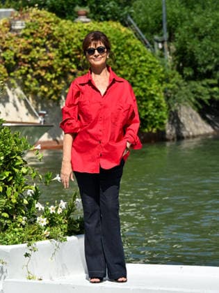 IPA88393107 - Venice, 83rd Venice International Film Festival 2026 - Day 10. Arrivals at the Hotel Excelsior pier. Pictured: Laura Morante  Copyright: xSimonexComix xPoolxPhotoxEventsx08x IPA88393107