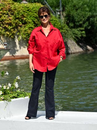 IPA88393123 - Venice, 83rd Venice International Film Festival 2026 - Day 10. Arrivals at the Hotel Excelsior pier. Pictured: Laura Morante  Copyright: xSimonexComix xPoolxPhotoxEventsx08x IPA88393123