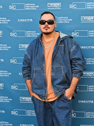 IPA88393794 - Venice, 83rd Venice International Film Festival 2026 - DAY 10 - Photocall for the film *Rider* (SIC) - Pictured: rapper Ensi  Copyright: xManuelexMangiarottix xPoolxPhotoxEventsx08x IPA88393794
