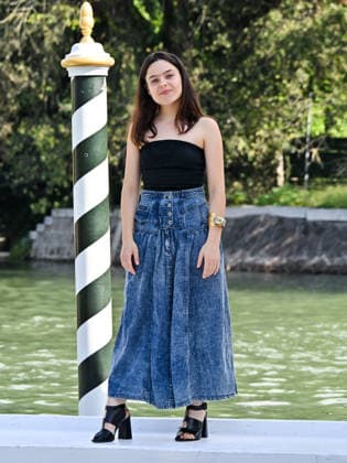 IPA88394348 - Venice, 83rd Venice International Film Festival 2026 - DAY 10 - Arrivals at the Excelsior Hotel™s pier - Pictured: Sara Ciocca  Copyright: xManuelexMangiarottix xPoolxPhotoxEventsx08x IPA88394348