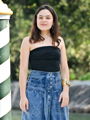 IPA88394351 - Venice, 83rd Venice International Film Festival 2026 - DAY 10 - Arrivals at the Excelsior Hotel™s pier - Pictured: Sara Ciocca  Copyright: xManuelexMangiarottix xPoolxPhotoxEventsx08x IPA88394351