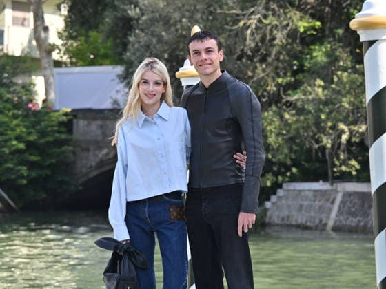 IPA88394366 - Venice, 83rd Venice International Film Festival 2026 - DAY 10 - Arrivals at the Excelsior Hotel pier - Pictured: Alma Noce, Francesco Gheghi  Copyright: xManuelexMangiarottix xPoolxPhotoxEventsx08x IPA88394366