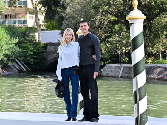 IPA88394367 - Venice, 83rd Venice International Film Festival 2026 - DAY 10 - Arrivals at the Excelsior Hotel pier - Pictured: Alma Noce, Francesco Gheghi  Copyright: xManuelexMangiarottix xPoolxPhotoxEventsx08x IPA88394367
