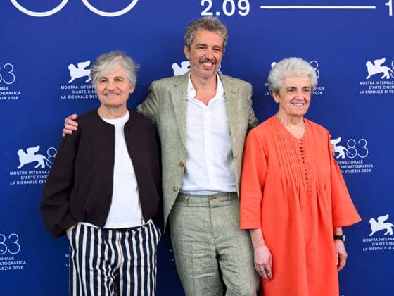 IPA88394256 - Venice, 83rd Venice International Film Festival 2026 Day 10. Photocall for the film Nino A Film About Nino Rota. Pictured: Nina Rota, Walter Fasano, and Caterina D™Amico  Copyright: xAlbertoxTerenghix xPoolxPhotoxEventsx08x IPA88394256