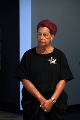 Carrie Mae Weems, press conference at C O Berlin for her solo exhibition *The Heart of the Matter*, September 11, 2026