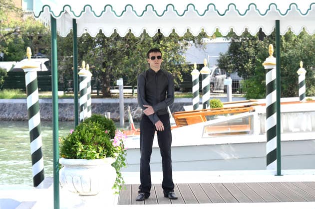 Francesco Gheghi arriving at the pier of the Hotel Excelsior at the 2026 Venice Biennale 83rd Venice International Film Festival Venice, September 11, 2026 Foto:xA.xM.xTinghinox xFuturexImagex gheghi_6904